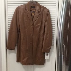 Leather Walking Coat